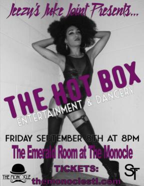 Friday 9/8 The Monocle // 8pm
